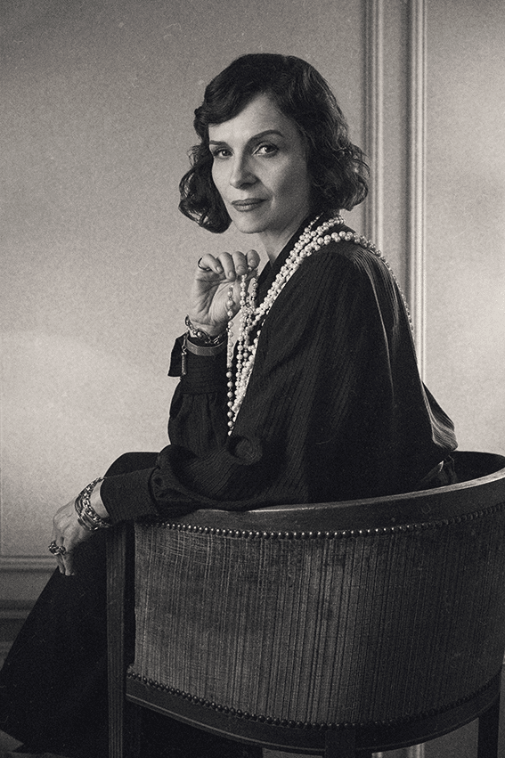 Juliette Binoche dans le rôle de Coco Chanel